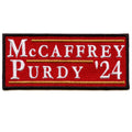McCaffrey Purdy 2024 Patch San Francisco Football Embroidered Iron On