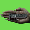 Metalhead Rock Guitar Patch Music Heavy Metal Embroidered Iron On
