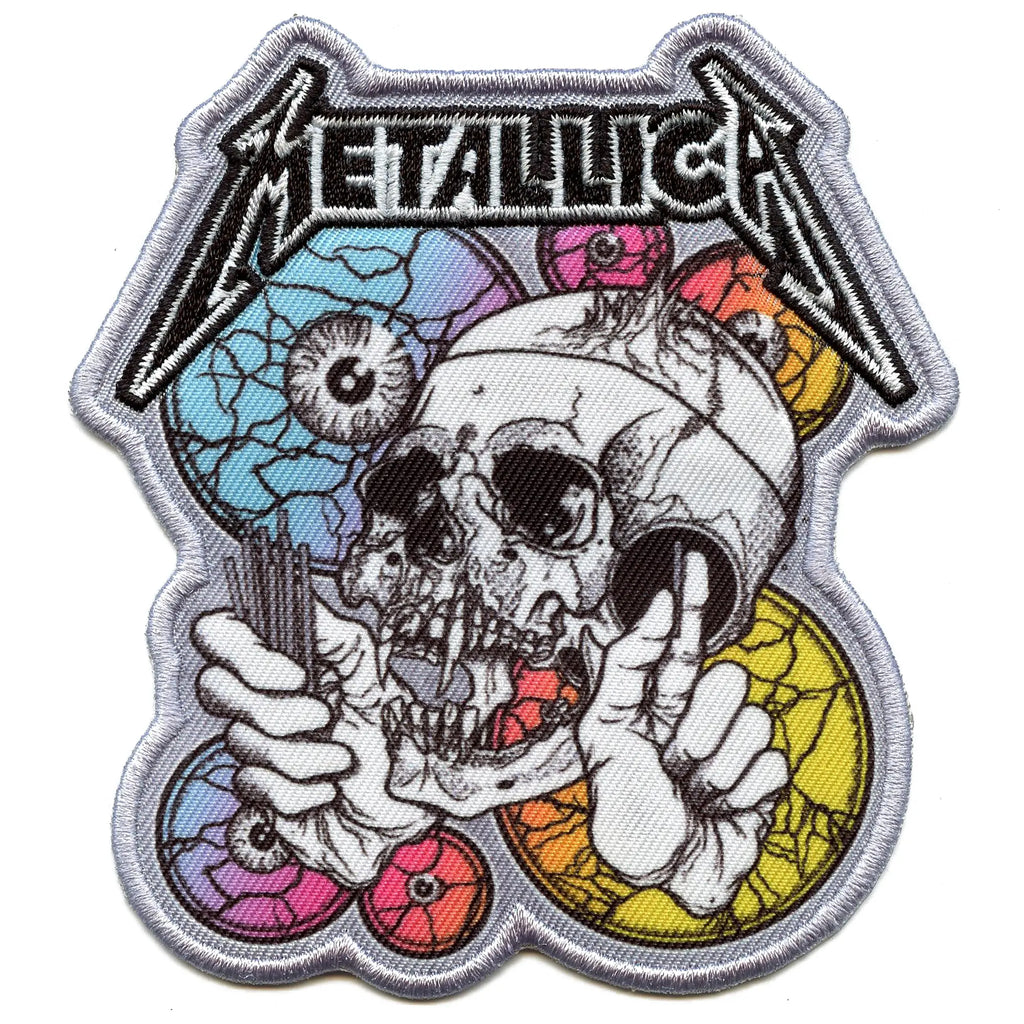 Metallica Colored Shortest Straw Patch Heavy Rock Band Embroidered Iron On