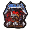 Metallica Master Of Puppets Patch Cemetery Skull Sublimated Iron On