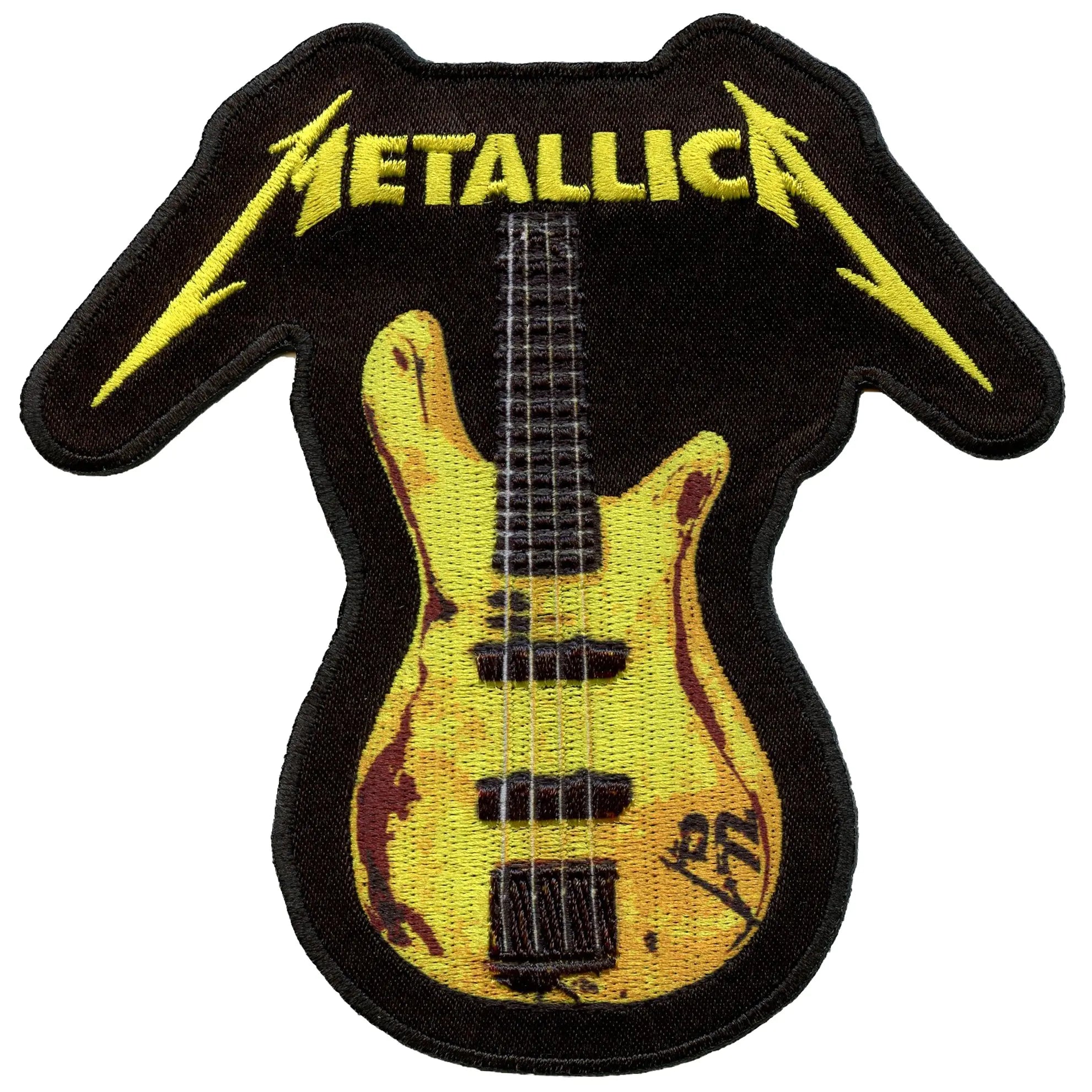 Metallica Rob Bass Patch Heavy Rock Band Sublimation Embroidered Iron-On