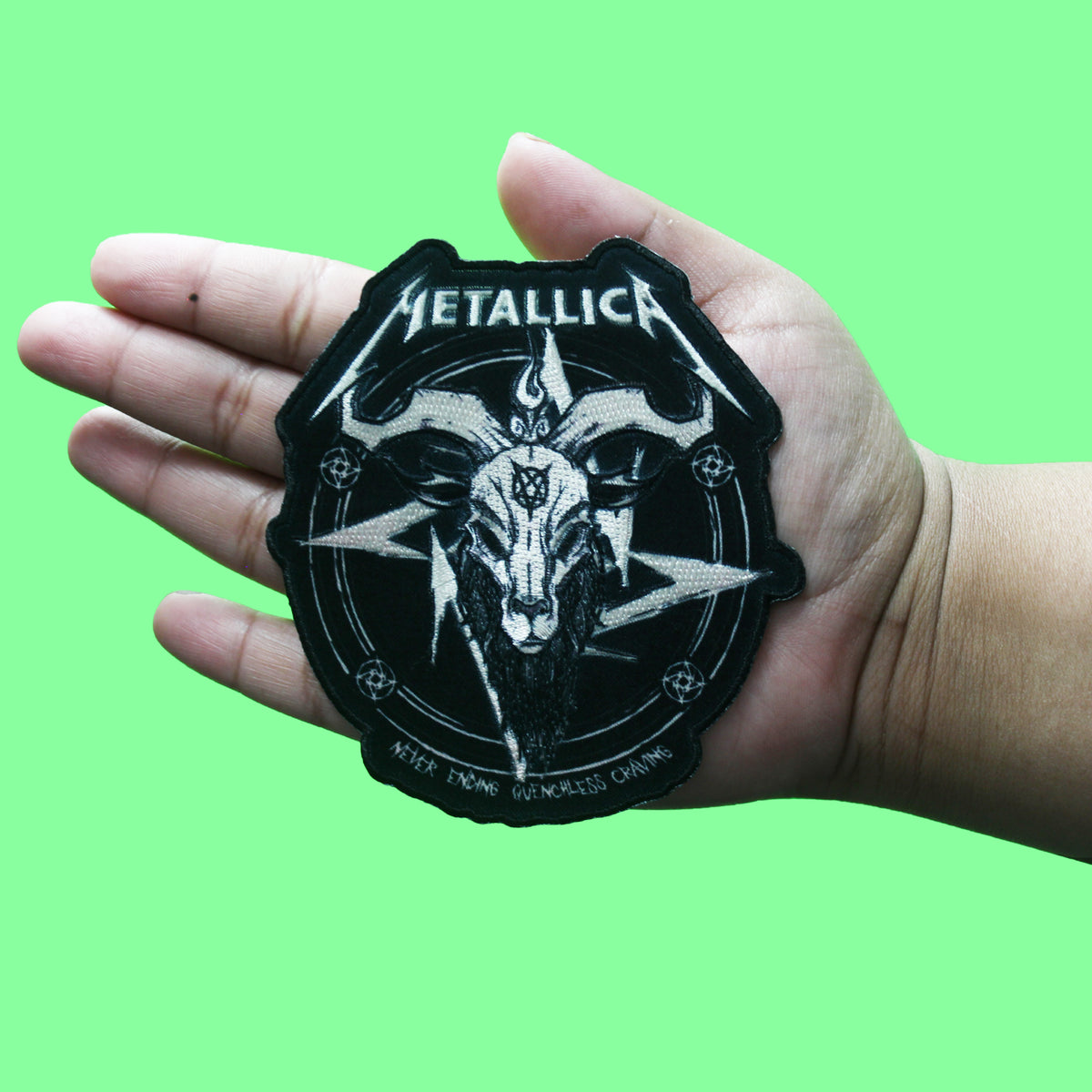 Metallica Darkness Son Patch Heavy Metal Band Sublimation Embroidered Iron-On