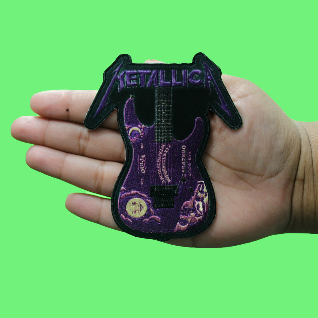 Metallica Kirk Ouija Guitar Patch Heavy Metal Sublimation Embroidered Iron-On
