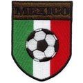 Mexico Soccer Shield Patch Country Sports Fan Embroidered Iron On