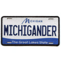 Michigan License Plate Patch Michigander State Travel Sublimated Iron On