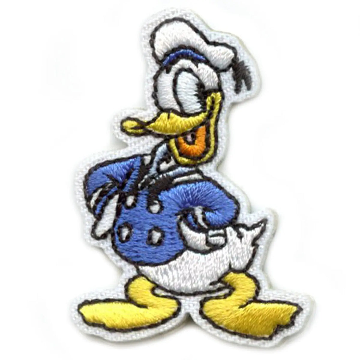 Mini Donald Duck Patch Disney Animated Cartoon Embroidered Iron On