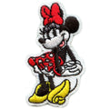 Mini Minnie Mouse Patch Disney Animated Cartoon Embroidered Iron On