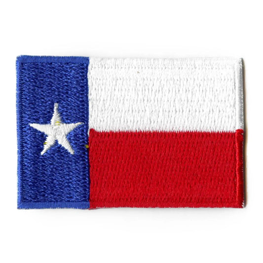 Mini Texas Flag Patch Hat State Embroidered Iron On