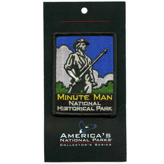 Minute Man National Historical Park Patch World Travel Massachusetts Embroidered Iron On