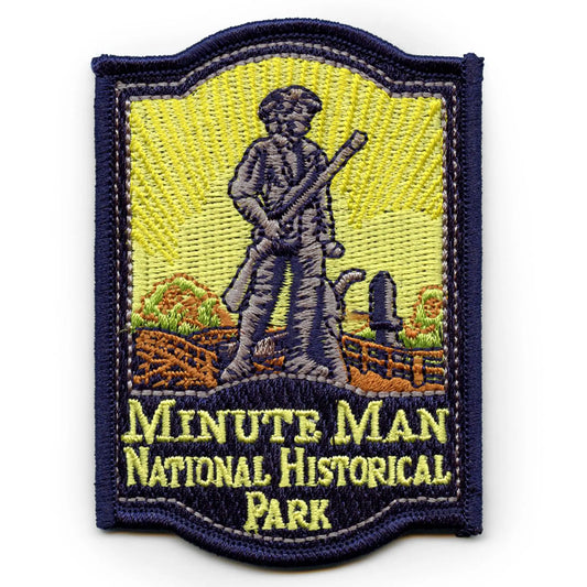 Colonial Militia Men Patch World Travel Battle Embroidered Iron On