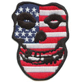 Misfits USA Skull Patch Punk Rock Band Embroidered Iron On