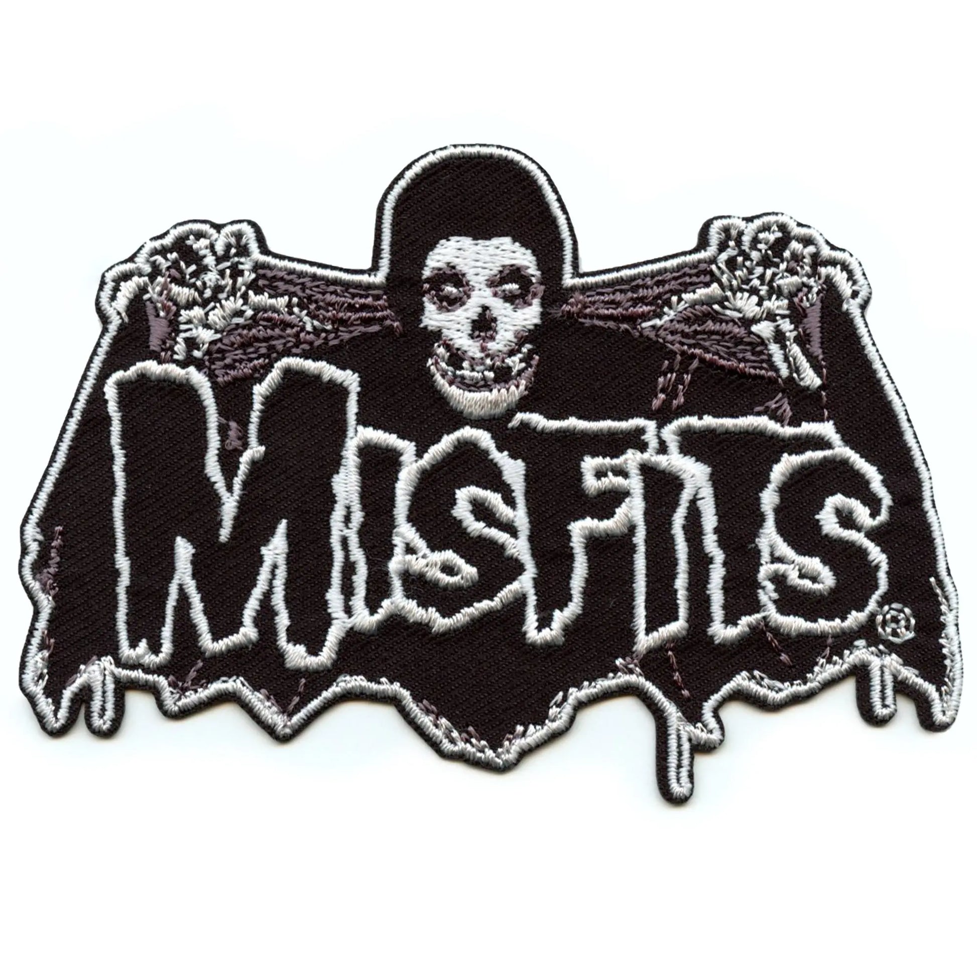 Skull Patches for Clothing, Punk Patches Black and White, Horror