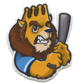 Missouri Kansas City Mascot PhotoPatch Baseball Lion Parody Embroidery Iron On