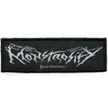Monstrosity Strip Logo Patch Death Metal Band Woven Sew On