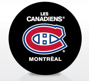 Montreal Canadiens Basic Collectors NHL Hockey Game Souvenir Puck