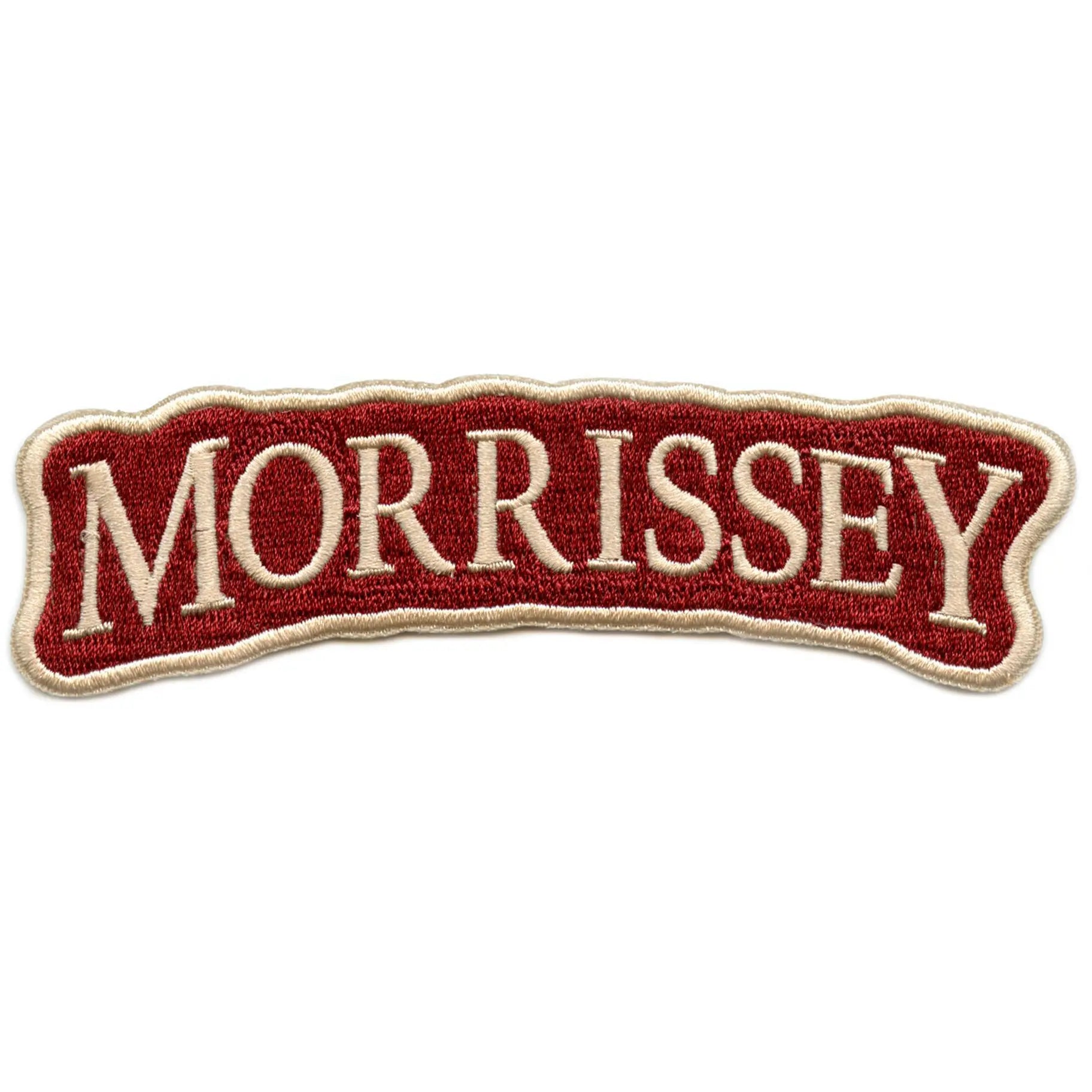 Morrissey Arched Logo Patch English Alternative Artist Embroidered Iron On