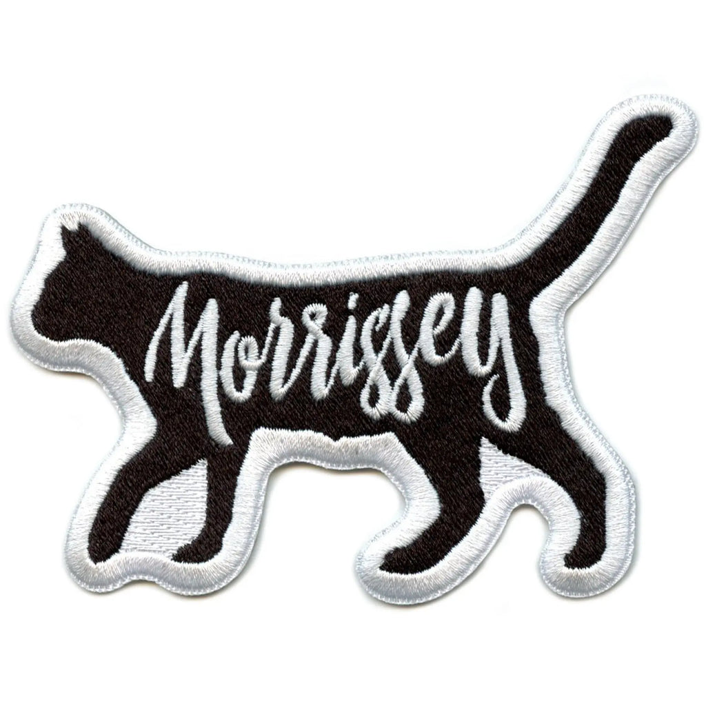 Morrissey Cat Logo Patch English Alternative Artist Embroidered Iron On