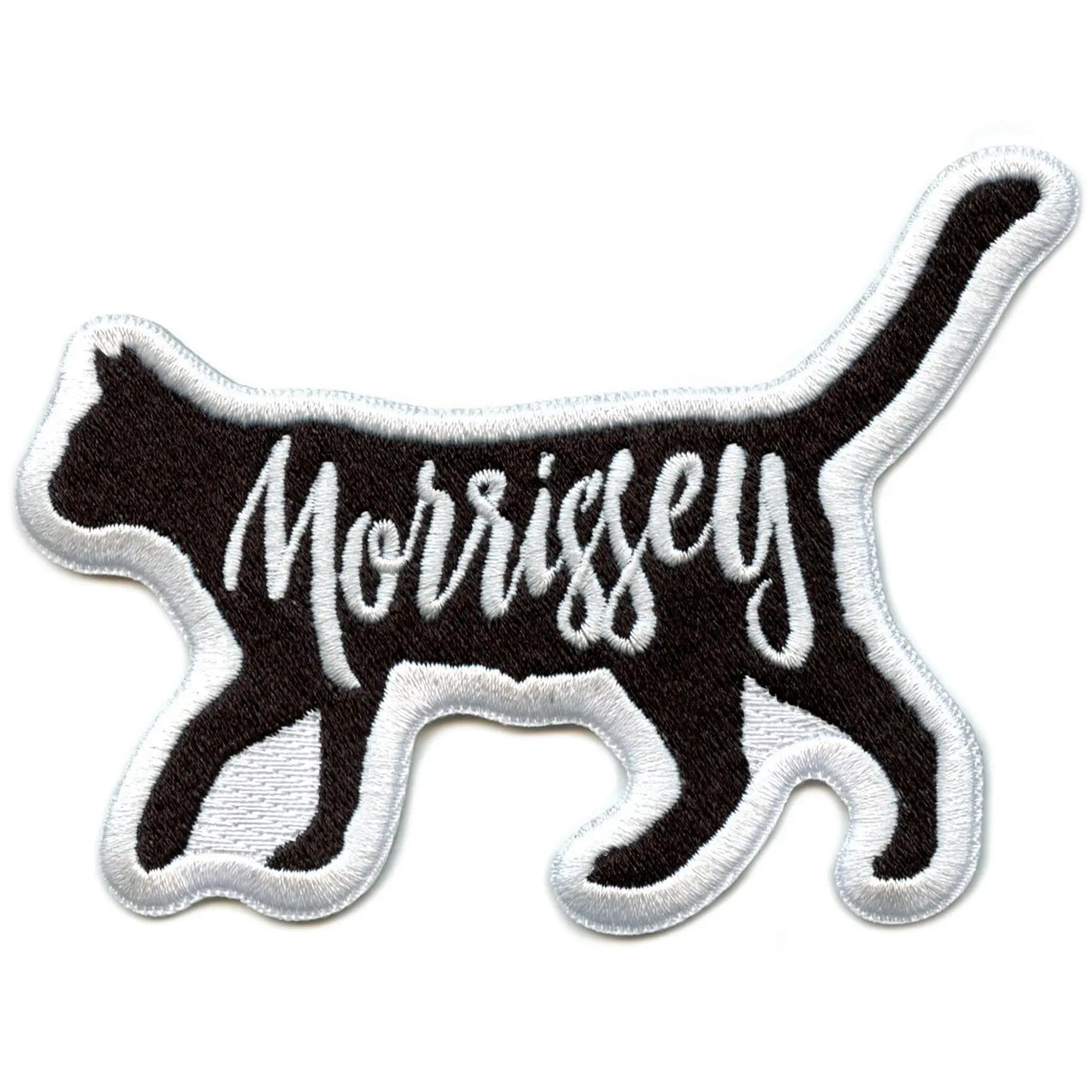 Morrissey Cat Logo Patch English Alternative Artist Embroidered Iron On