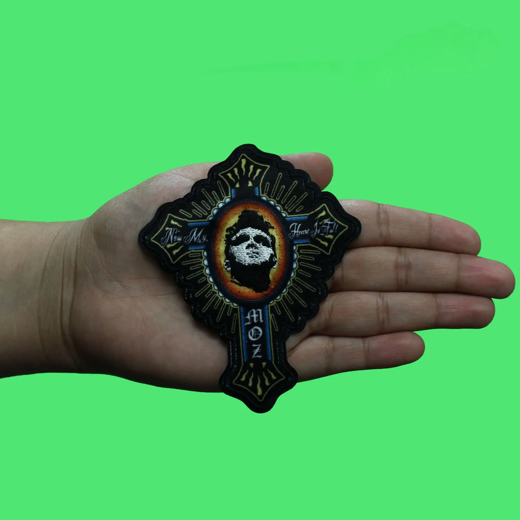 Morrissey Cross The Smiths Patch Now My Heart Is Full Embroidered Iron On