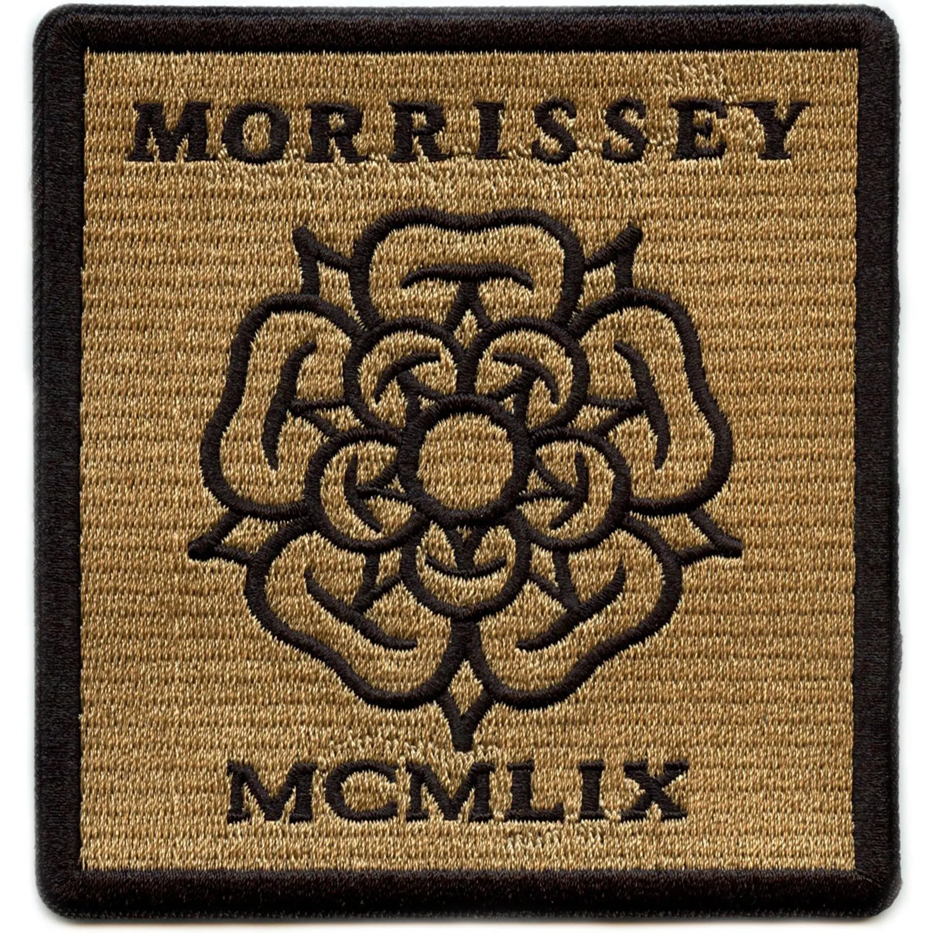 Morrissey Rose Logo Patch English Alternative Artist Embroidered Iron On