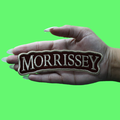 Morrissey Arched Logo Patch English Alternative Artist Embroidered Iron On