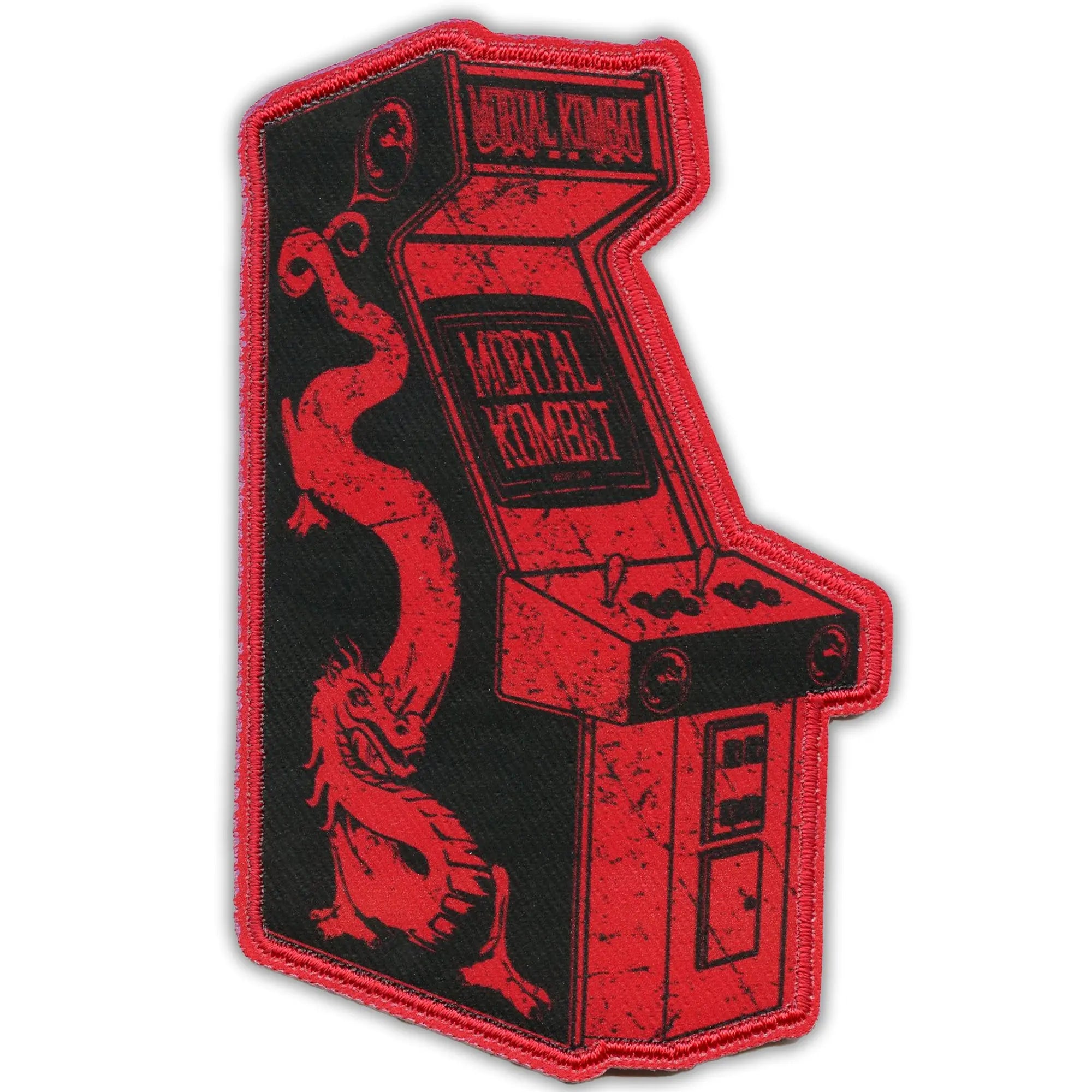 Mortal Kombat Arcade Game Patch Video Game Sublimation Iron-On