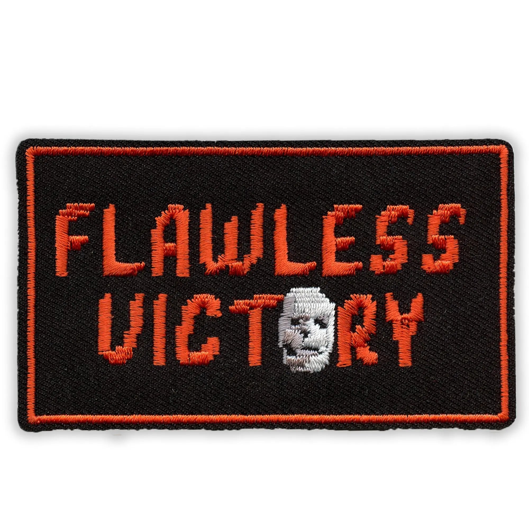 Mortal Kombat Flawless Victory Patch Video Game Embroidered Iron-On