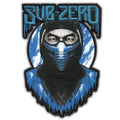 Mortal Kombat Game Patch Subzero Ninja Character Sublimated Embroidered Iron-On