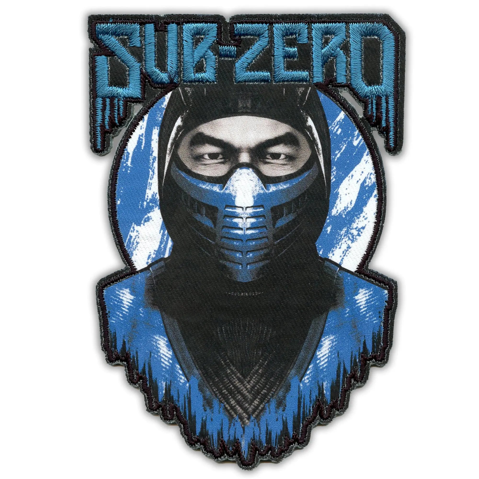 Mortal Kombat Game Patch Subzero Ninja Character Sublimated Embroidered Iron-On