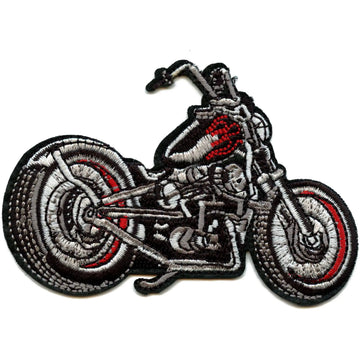 Motorcycle Biker Aesthetic Patch Ride Vehicle Culture Embroidered Iron-On