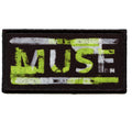 Muse Rock Band Patch Distressed Script Logo Sublimated Iron On