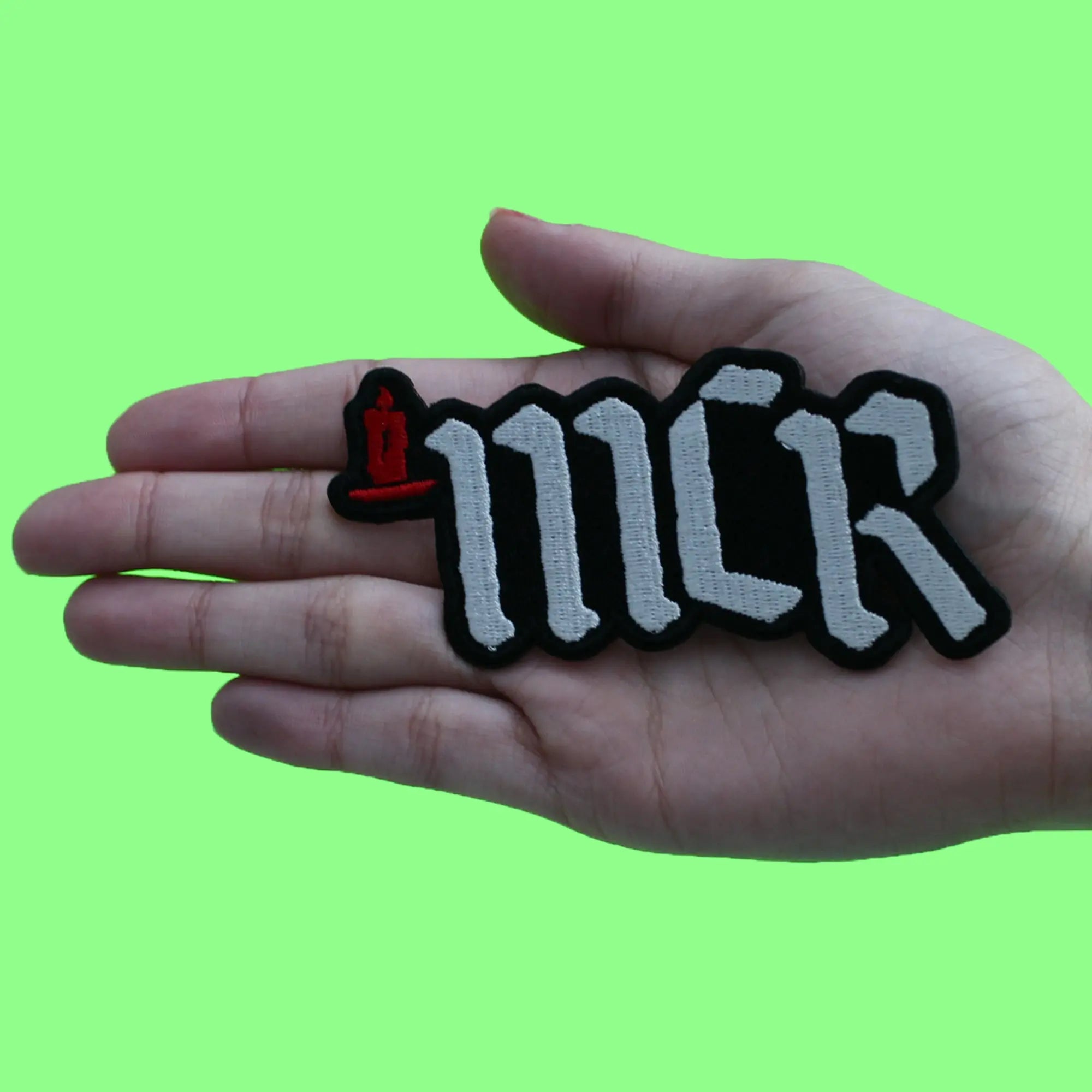 My Chemical Romance Patch MCR Flame Cut out Embroidered Iron On