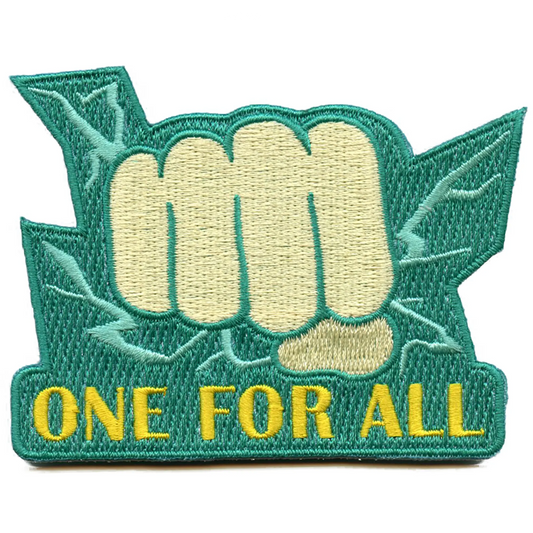 My Hero Academia Patch One For all Embroidered Iron On