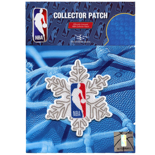 NBA Snowflake Christmas Day Patch White Border Jersey 2023