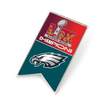 2025 NFL Super Bowl LIX 59 Champions Banner Pin Philadelphia Eagles (ALT)