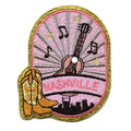 Nashville Tennessee Travel Patch Country Music State Embroidered Applique Iron On