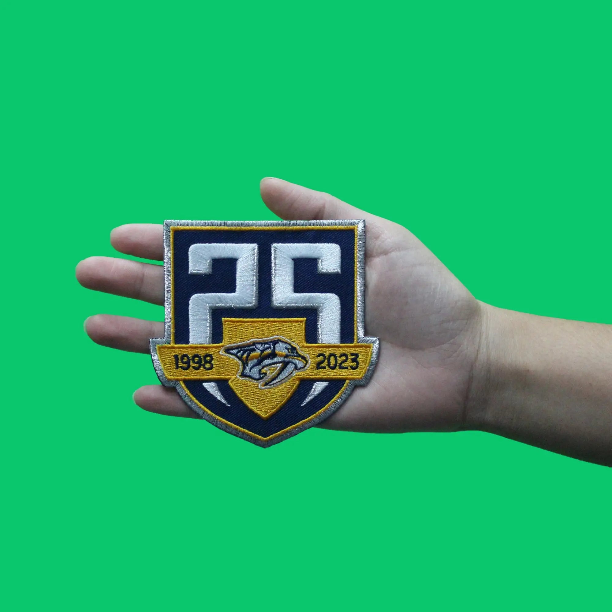 Nashville Predators 25th Anniversary Jersey Patch (2023-24)