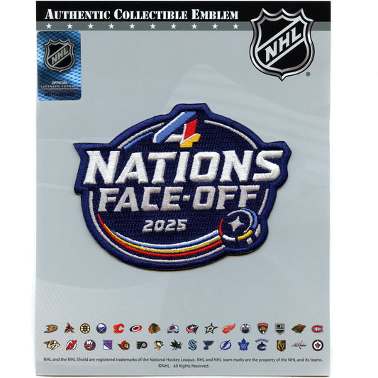 2025 Official NHL Four Nations Faceoff Jersey Patch All Star Game