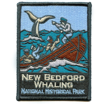 New Bedford Whaling National Historical Park Patch History Battle Travel Embroidered Iron On