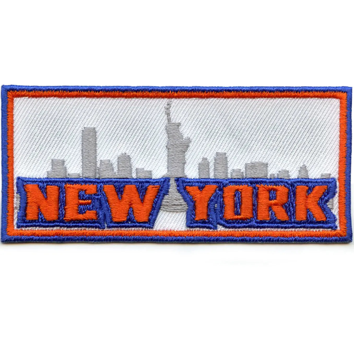 New York Box Script Patch Basketball Baseball Pride Embroidered Iron On