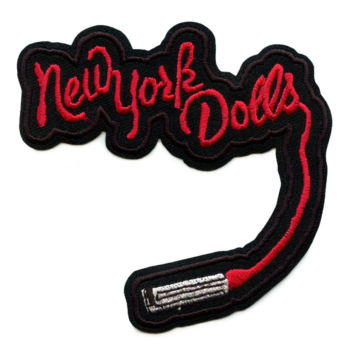 New York Dolls Patch 70's Band Logo Embroidered Iron On