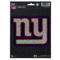 New York Giants Team Logo Die Cut Glitter Decal 5.25" x 4.2" (Colored)