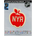 New York Rangers Apple Team Logo Shoulder Jersey Patch Winter Classic 2026