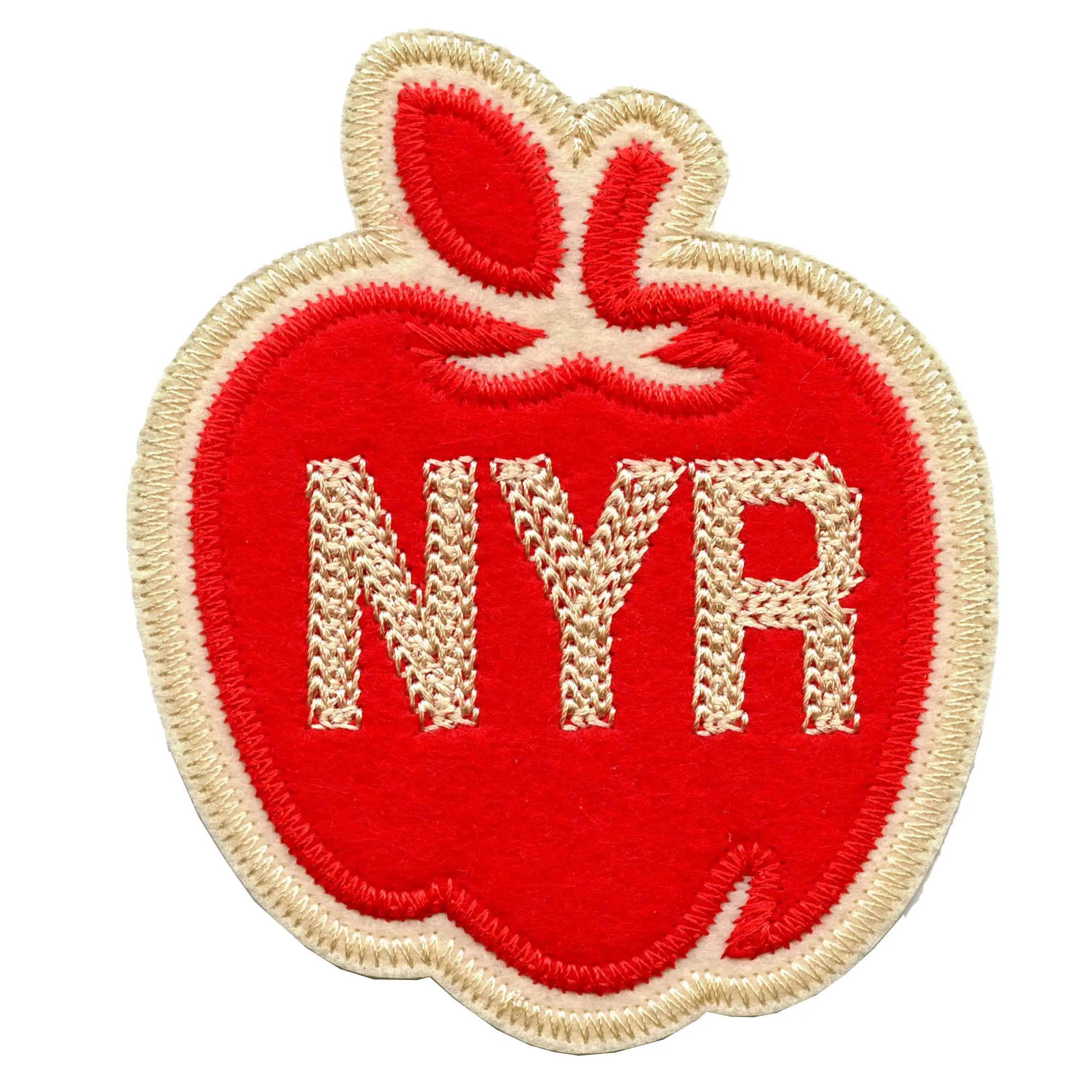 New York Rangers Apple Team Logo Shoulder Jersey Patch Winter Classic 2026