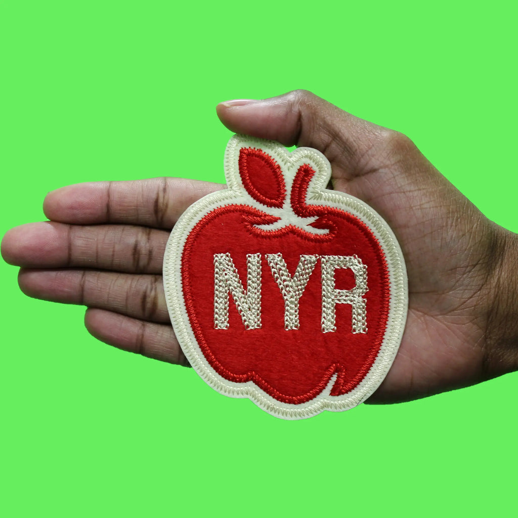 New York Rangers Apple Team Logo Shoulder Jersey Patch Winter Classic 2026