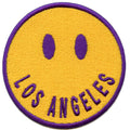 Patch Smiley Los Angeles Visage Jaune Brodé Thermocollant