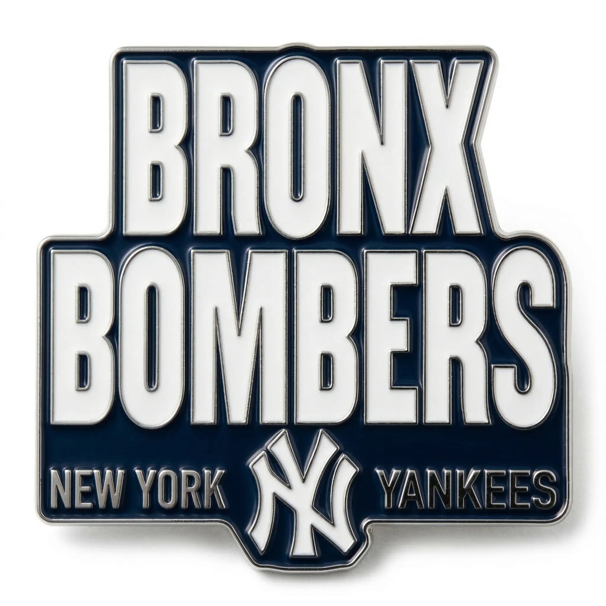 New York Yankees Bronx Bombers Logo MLB Enamel Pin