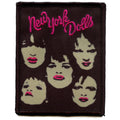 New York Dolls Patch Face Portrait Band Logo Sublimation Iron On