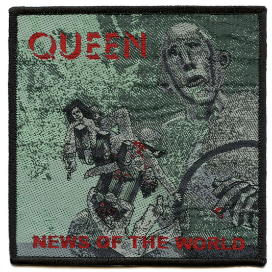 Queen News Of The World Patch London Rock Band Woven Iron On