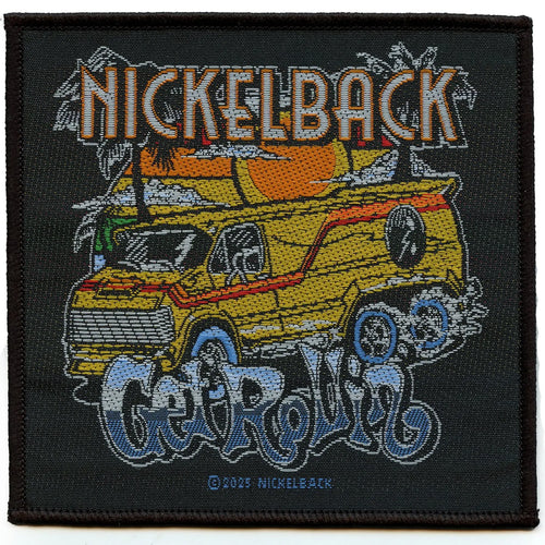 Nickelback Get Rollin Patch Rock Band Music Woven Iron On